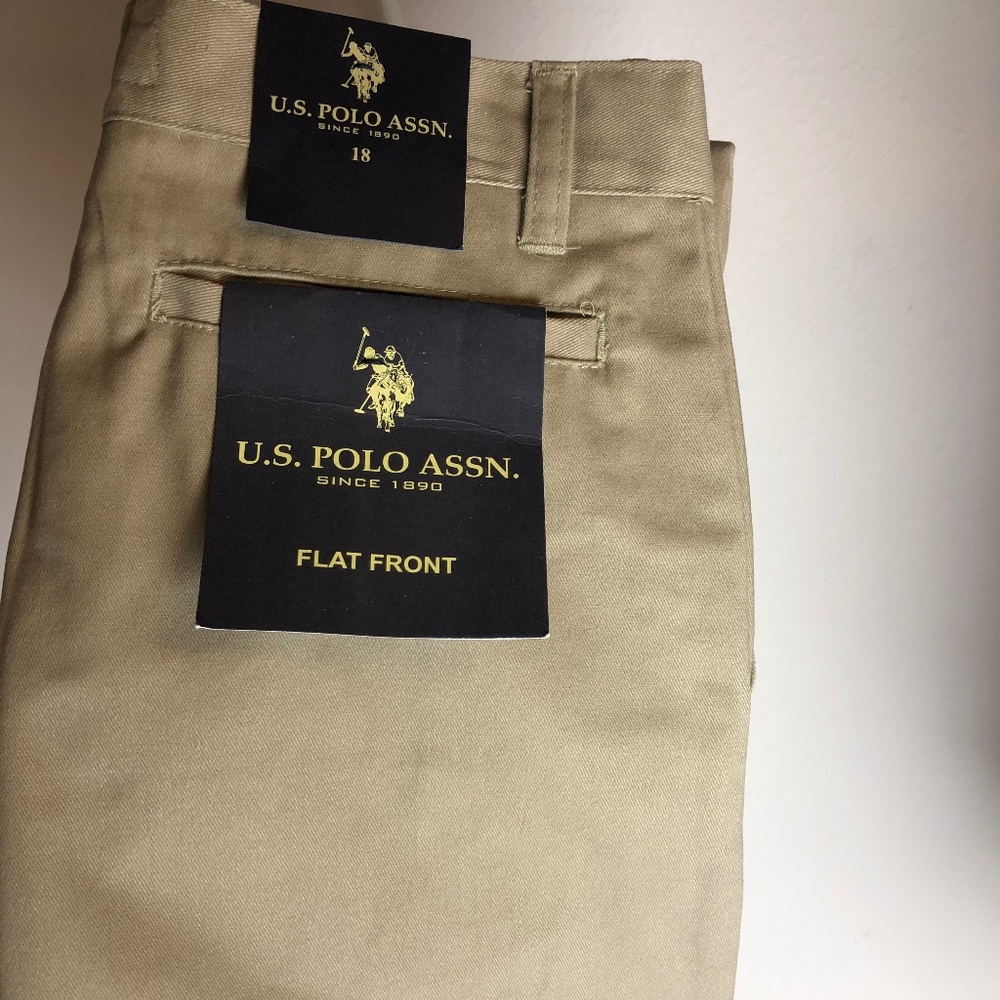 Brand New Khaki Polo Long Sleeve Pants ( Size 18)